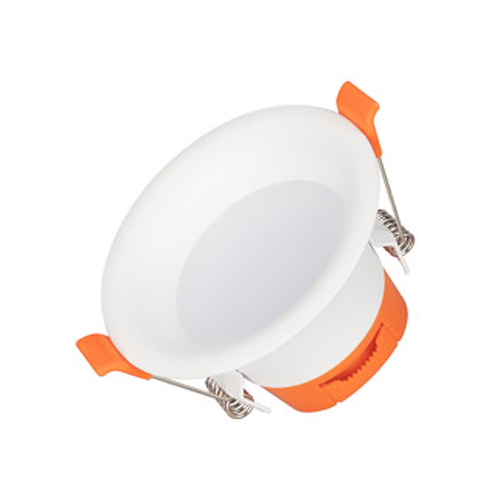 Фото №1  Arlight Светильник MS-BLIZZARD-BUILT-R90-6W Warm3000 (WH, 100 deg, 230V) ( IP20 Металл, 3 года)