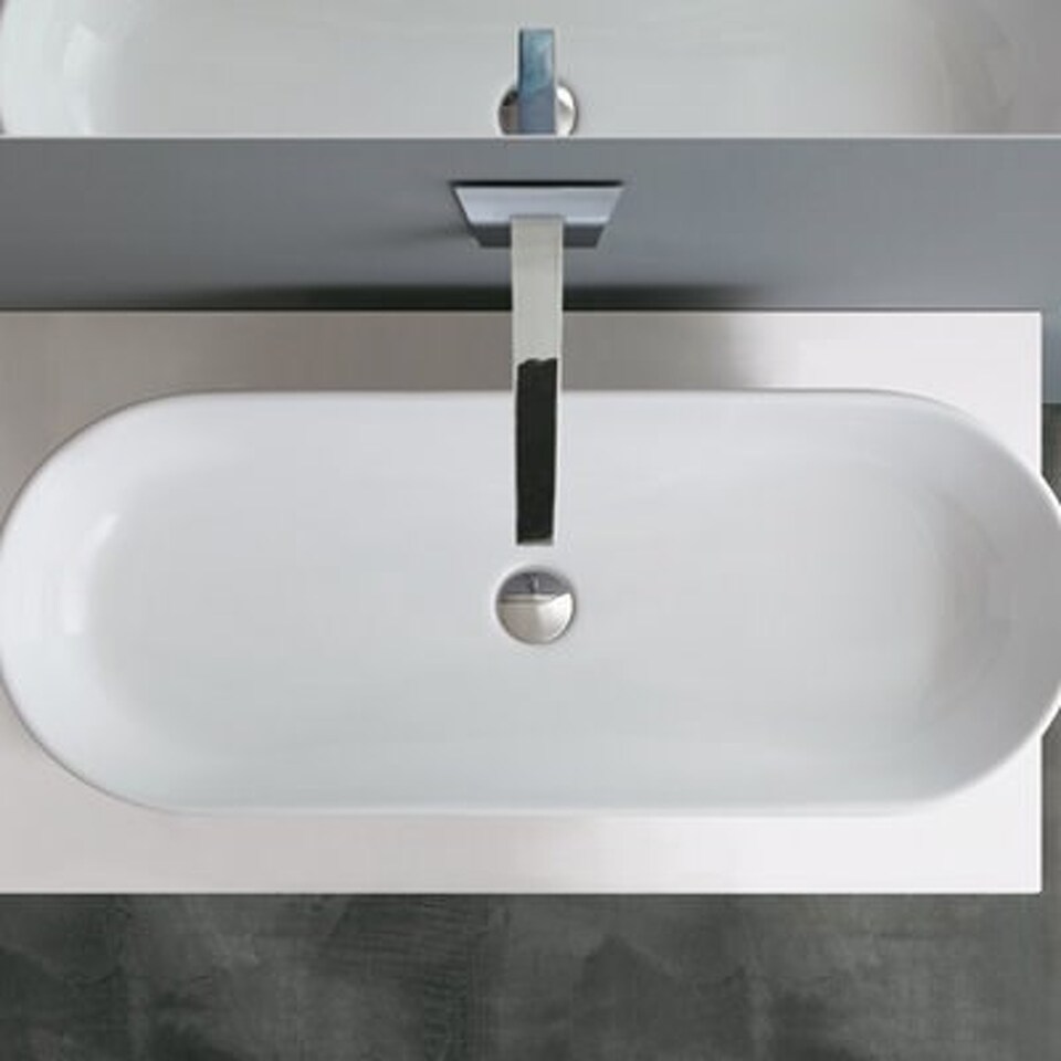 Фото №6  Раковина 40584 / PCV90A Althea Cover раковина накладная 90x35  Белый глянец