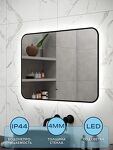 Превью фото №3  Watersense Rita Black Soft Line 80x60, LED подсветка, сенсор на взмах W00919