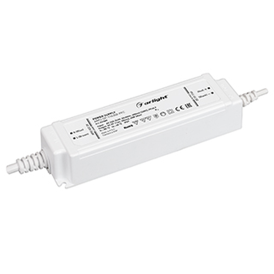 Фото №1  Arlight Блок питания ARPJ-SP-114350-PFC (40W, 57-114V, 0.35A) ( IP67 Пластик, 5 лет)
