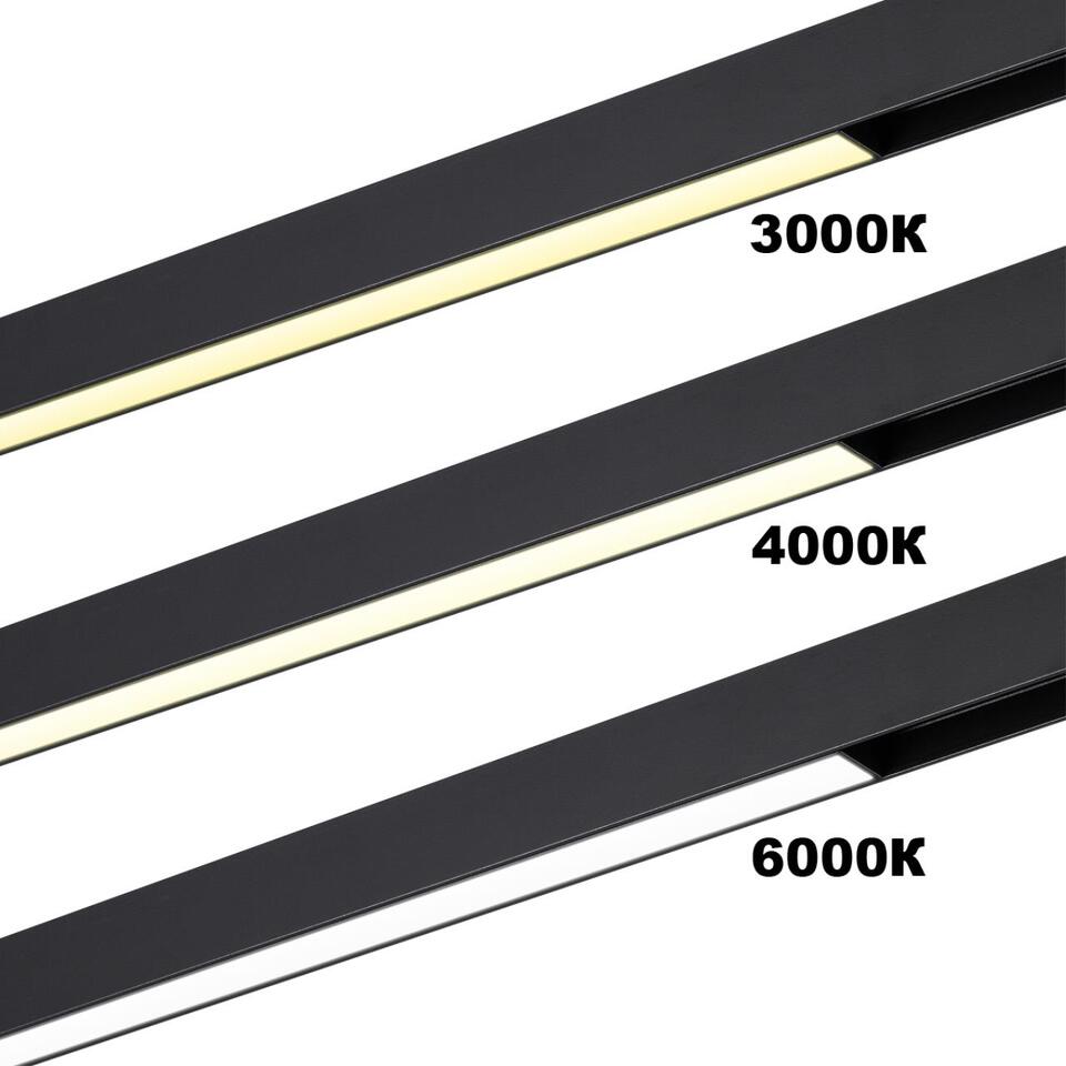 Фото №8  NOVOTECH 359938 PORT NT25 208 черный Трековый светильник с переключ. цв. темпер. IP20 LED 3000К\4000К\6000К 24W 90-240V VECTOR