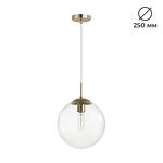 Превью фото №1  Подвесной светильник LUMION 6509/1 SUSPENTIONI LN26 409 золотой Подвес E27 1*60W 220V SUMMER