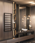 Превью фото №3  Полотенцесушитель Полотенцесушитель Simple 1610 -10 секций - 430 мм, бок право