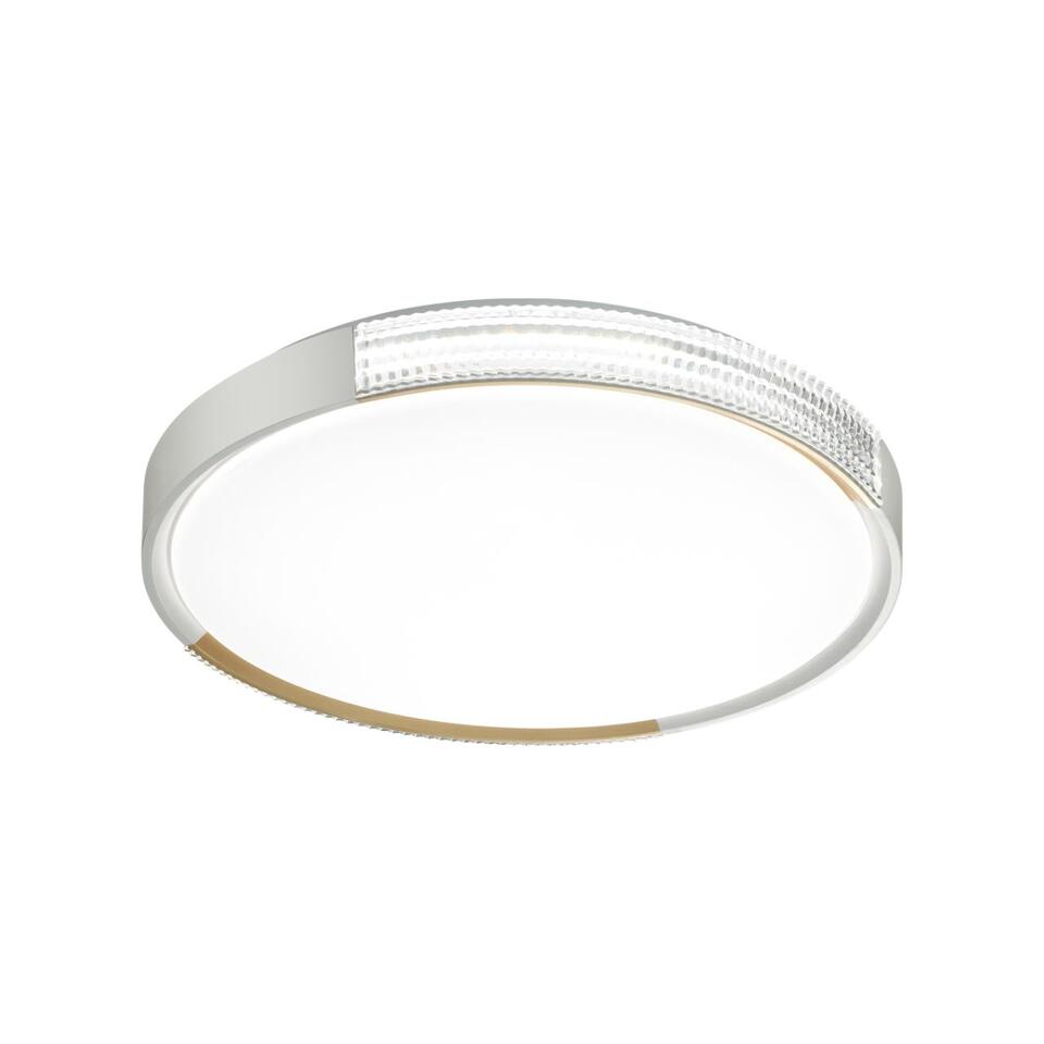 Фото №8  SONEX 7612/EL PALE SN 184 Светильник пластик/белый/золотистый LED 72Вт 3000-6300K D490 IP43 пульт ДУ VELIO