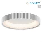 Превью фото №1  SONEX 7763/56L AVRA LED SN 576 Светильник металл/белый LED 56Вт 3000/4000/6000K D500 IP43 ССТ SHARMEL