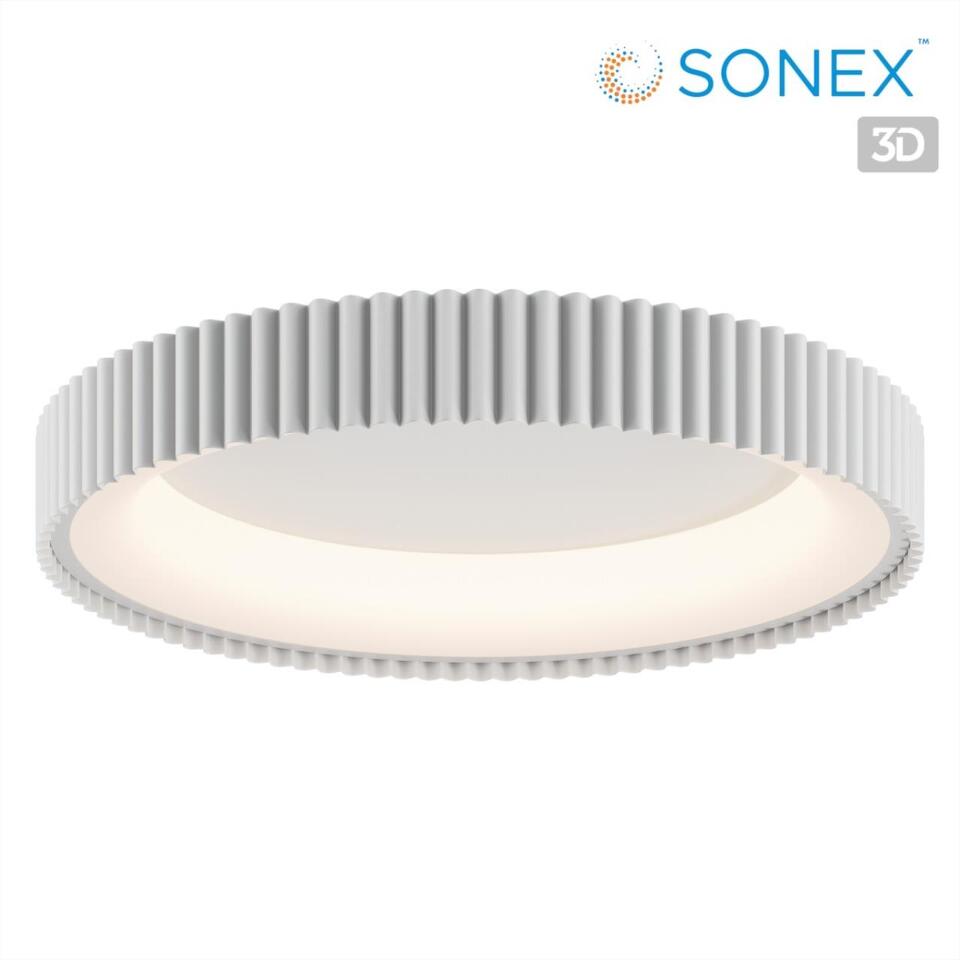Фото №9  SONEX 7763/56L AVRA LED SN 576 Светильник металл/белый LED 56Вт 3000/4000/6000K D500 IP43 ССТ SHARMEL