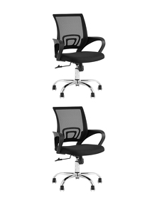 Фото Кресло офисное TopChairs Simple New черный 2 шт