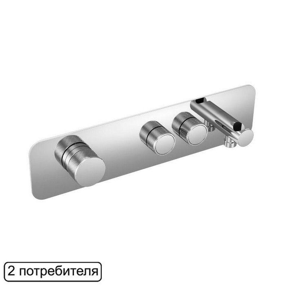 Фото №6  EXCELLENT Смеситель для душа скрытого монтажа Krotos AREX.8035CR (хром)