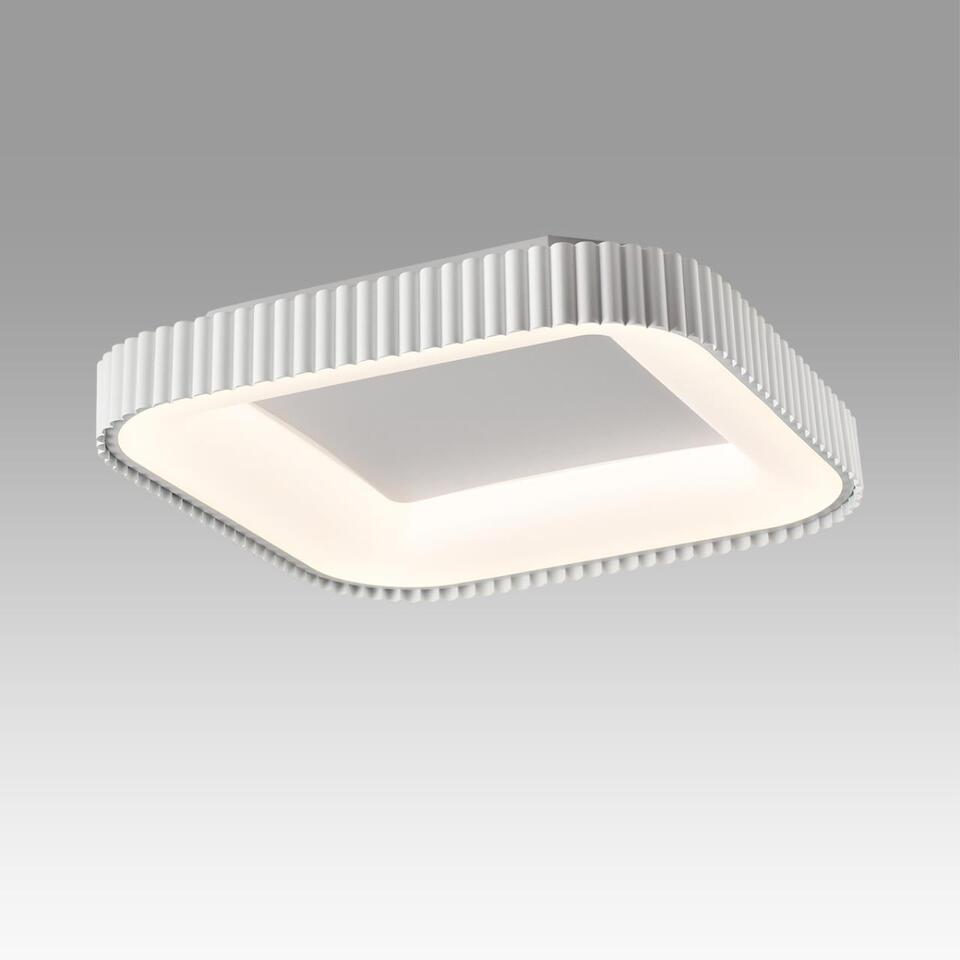 Фото №10  SONEX 7767/56L AVRA LED SN 578 Светильник металл/белый LED (56Вт+14Вт) 3000-6000K 500х500 IP43 пульт ДУ+подсветка SHARMEL