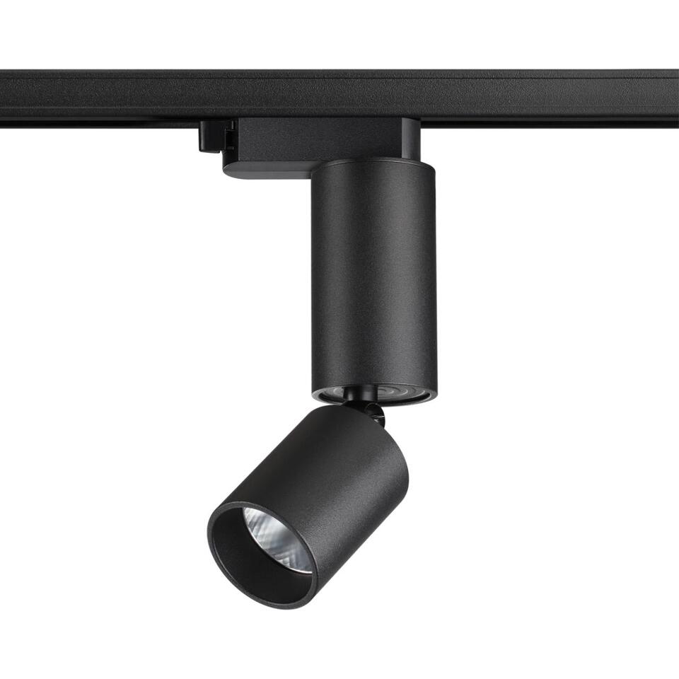 Фото №10  NOVOTECH 359319 PORT NT24 210 черный Светильник трековый однофазный трехжильный IP20 LED 5W 85-265V 3000K 600Лм TUBO