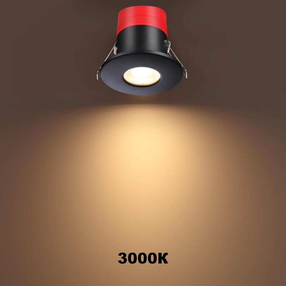 Фото №6  NOVOTECH 358638 SPOT NT21 452 черный Светильник встраиваемый светодиодный диммируемый, смена цв. температуры IP65 LED 3000К\4000К\5000К 8W 220V REGEN