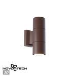 Превью фото №1  NOVOTECH 370989 STREET NT25 000 коричневый Светильник ландшафтный IP65 GU10 2*50W 100-240V LANDSCAPE