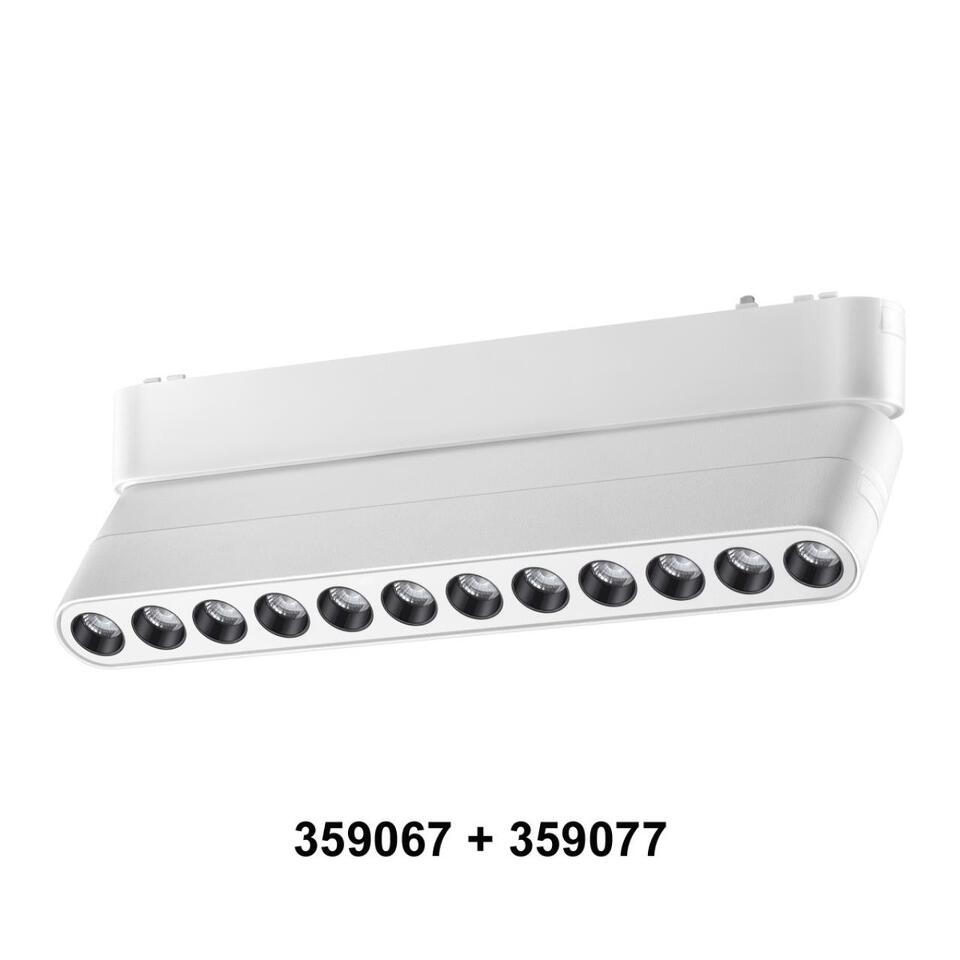 Фото №6  NOVOTECH 359067 SHINO NT23 177 белый Доп. адаптпер для создания поворотных светильников с арт. 359073, 359077, 359081 IP20 12W SMAL