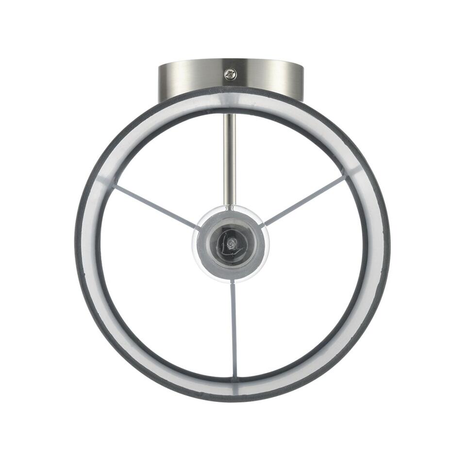 Фото №10  LUMION 8262/1W CLASSI LN26 061 металл/текстиль, никель/серый Бра E14 1*40W 220V LATTI