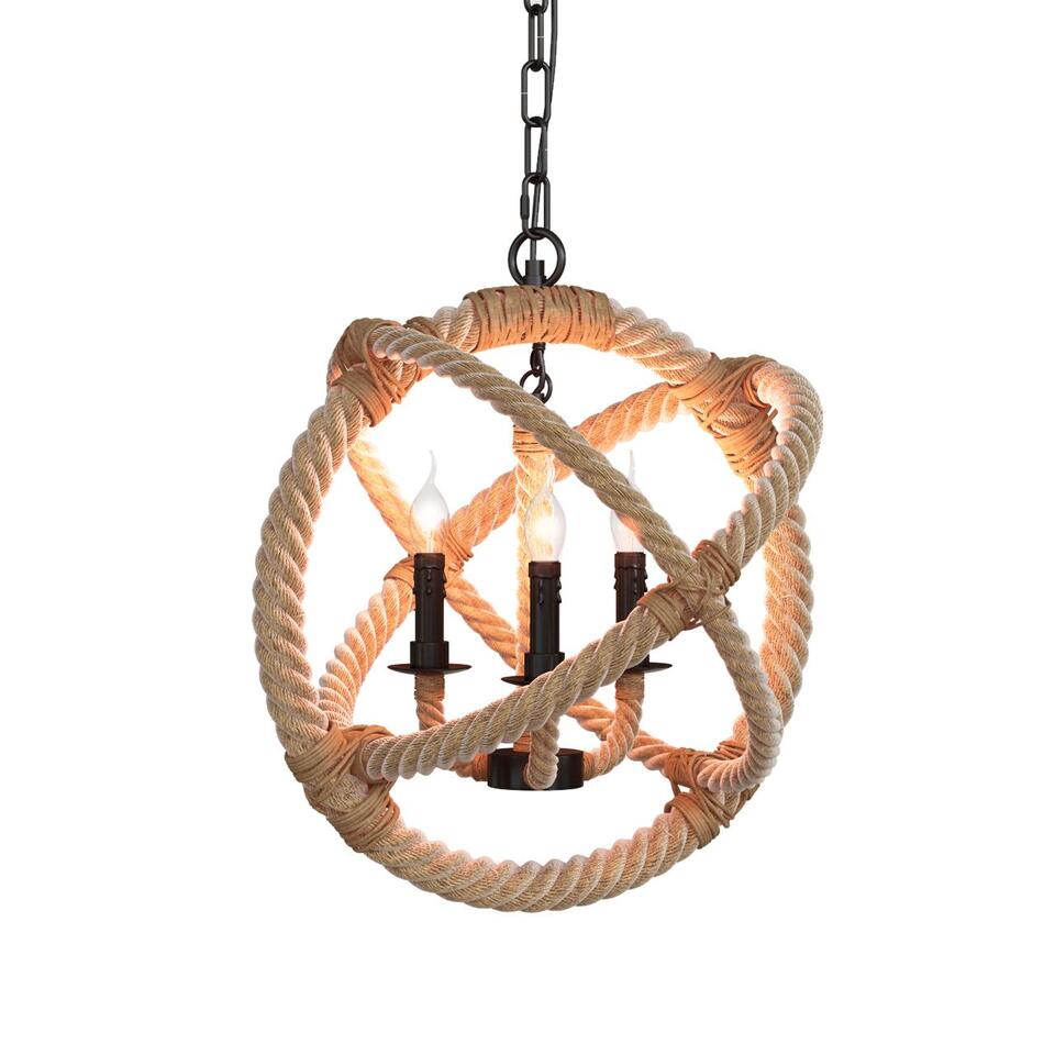Фото №4  Люстра LOFT1194-3 Подвесная люстра LOFT IT Rope