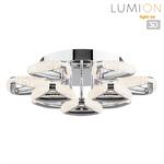 Превью фото №1  Люстра LUMION 8239/9CL LEDIO LN25 000 хром, металл/пластик Люстра потолочная с ПДУ LED 120W 3000-6000K 220V RUANA