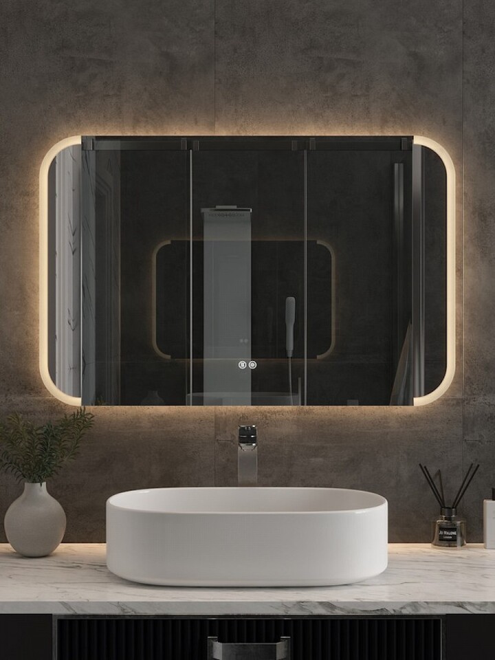 Фото №32  Teymi Зеркало Solli Luxor 1000х650, LED подсветка, сенсор, антипар T20403