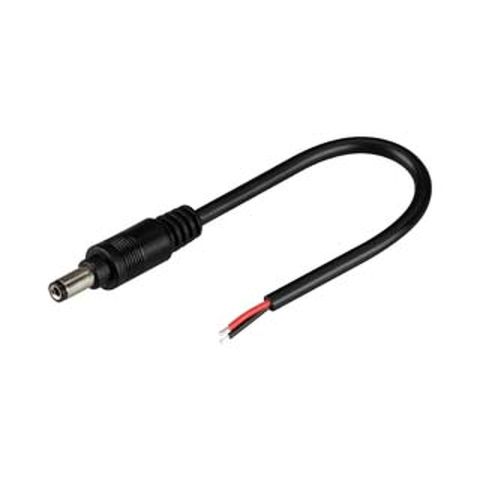 Фото №1  Arlight Коннектор выводной DC-MONO-2PIN-L150-M (JACK 5.5, LOCK) ( -)