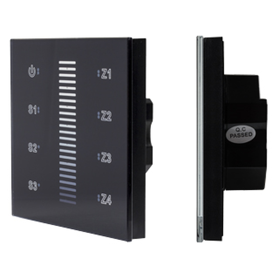 Фото №1  IARL INTELLIGENT ARLIGHT Сенсорная панель DALI-901-11-ADDR-3SC-DIM-DT6-IN Black (BUS) ( IP20 Пластик, 3 года)