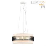 Превью фото №1  LUMION 8002/6C MODERNI LN25 000 белый, черный металл/металл, текстиль Потолочный светильник Е27 6*60W 220V ANIMAISA