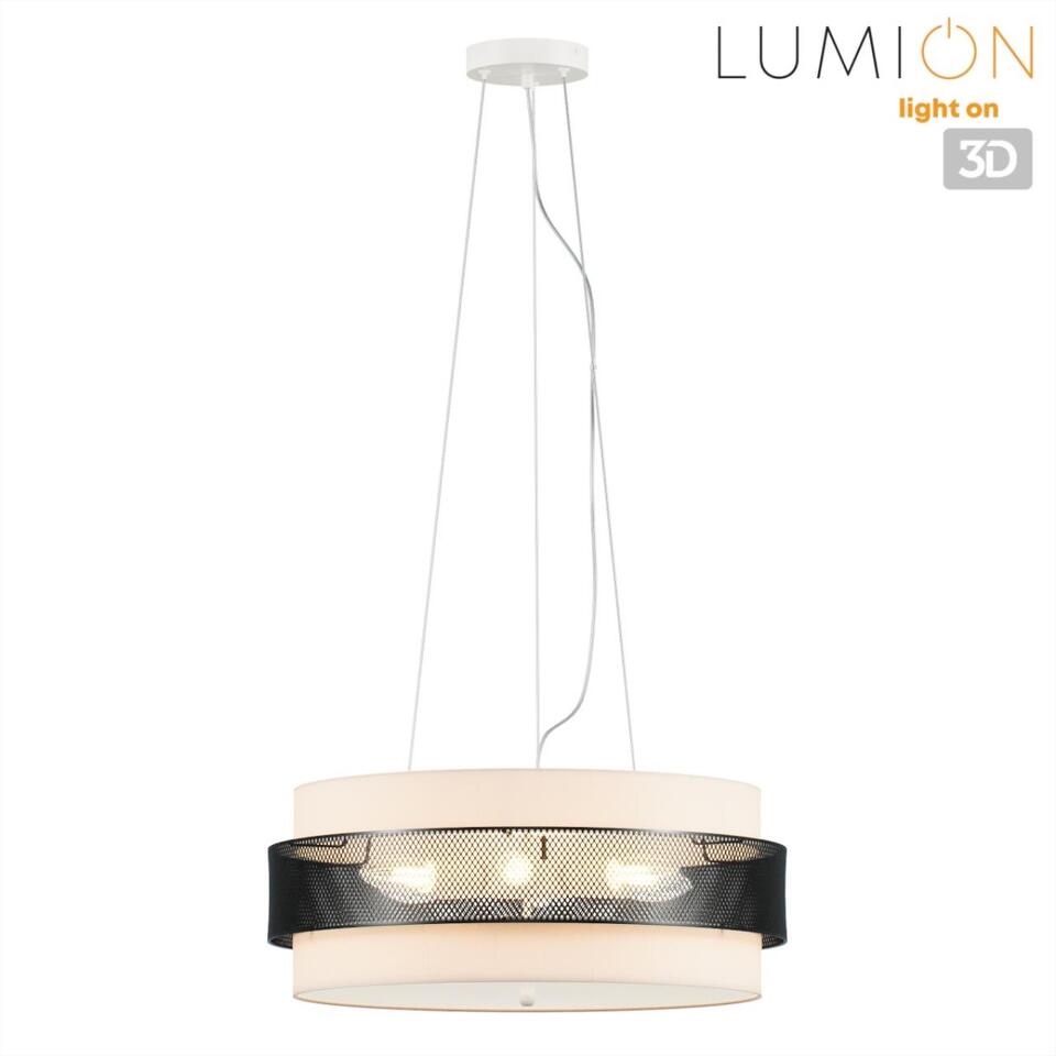 Фото №12  LUMION 8002/6C MODERNI LN25 000 белый, черный металл/металл, текстиль Потолочный светильник Е27 6*60W 220V ANIMAISA