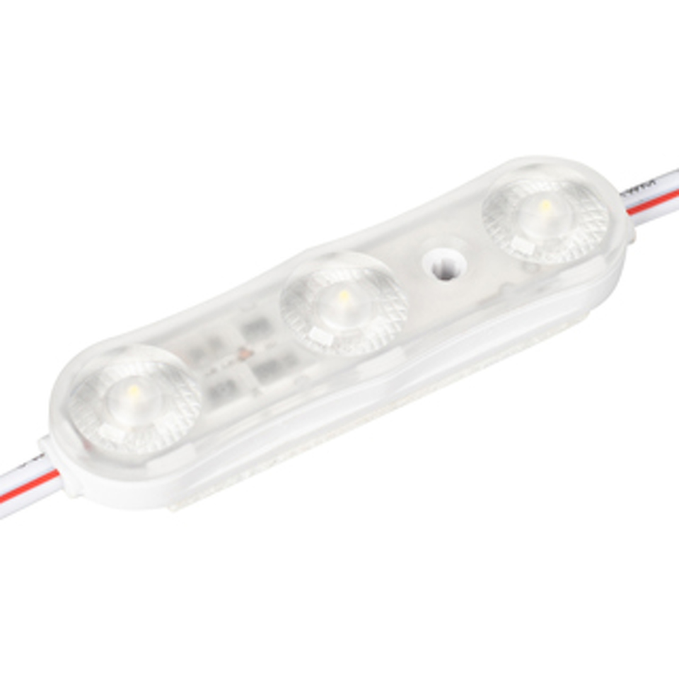 Фото №1  Arlight Модуль герметичный ARL-ORION-R10-12V Cool (2835, 3 LED, 170 deg) ( Закрытый)