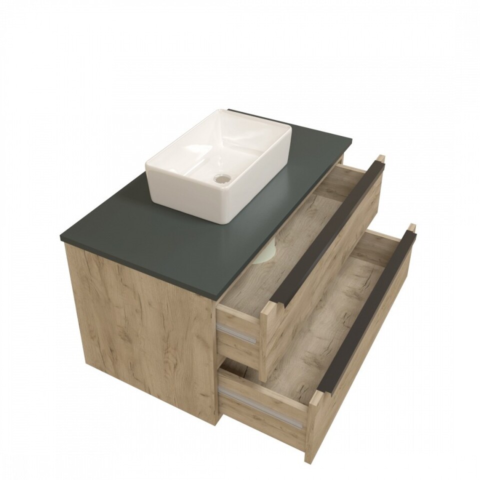 Фото №15  Раковина Teymi Раковина Helmi Mini 38 artceramic, накладная,  белая T50304