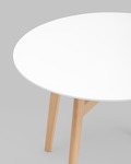 Превью фото №8  Стол обеденный Target Circle 90*90 белый