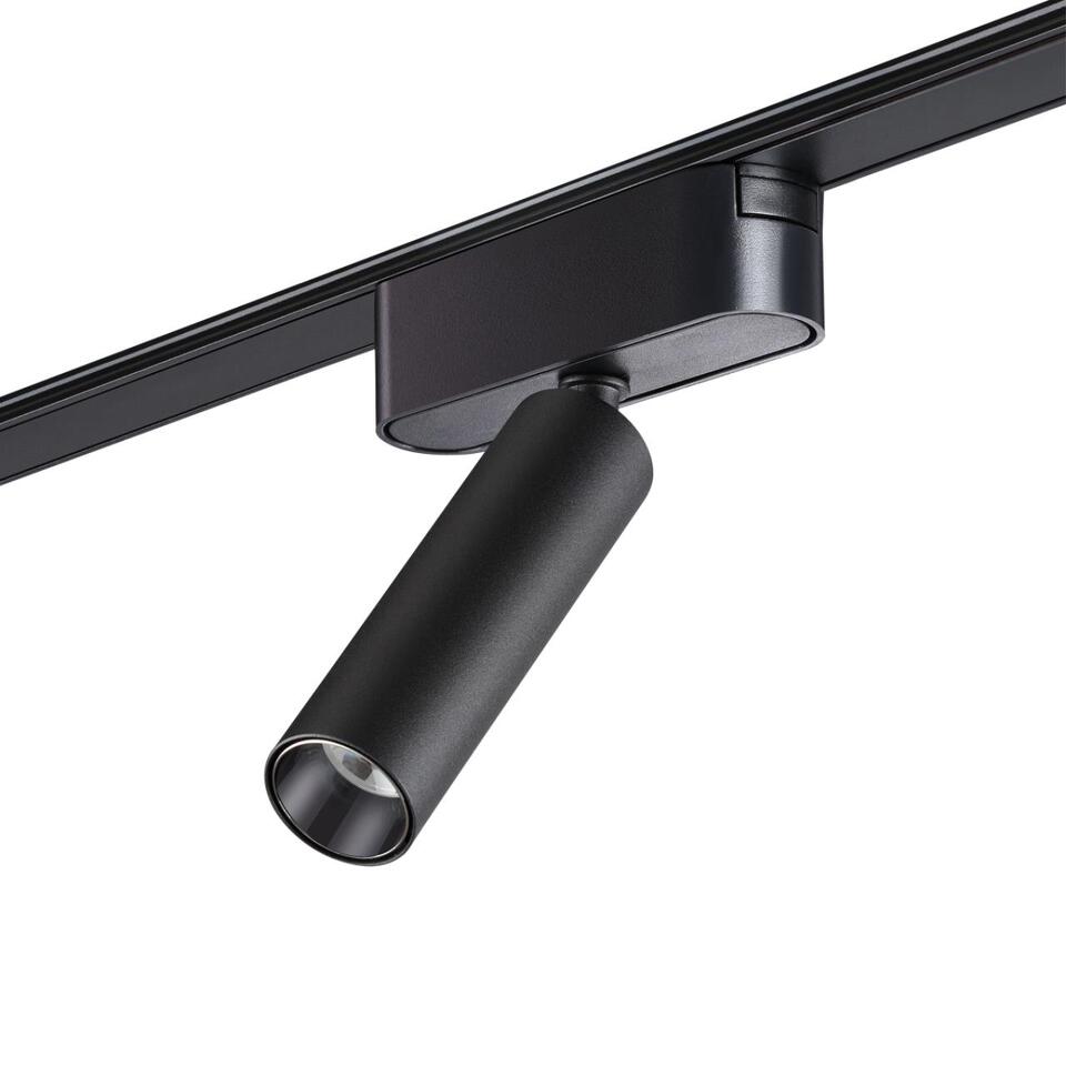 Фото №6  NOVOTECH 359084 SHINO NT23 182 черный Трековый светильник для низков. шинопровода IP20 LED 4000K 7W 48V 630Лм SMAL