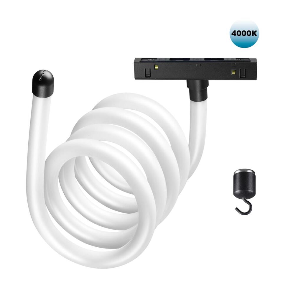 Фото №4  NOVOTECH 359140 KONST NT23 144 черный Трековый светильник для низковольтного шинопровода FLUM IP20 LED 4000K 25W 48V 2500Лм RAMO