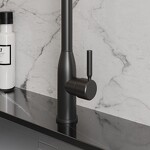 Превью фото №6  Watersense Смеситель для кухни Lina, черный матовый T10224