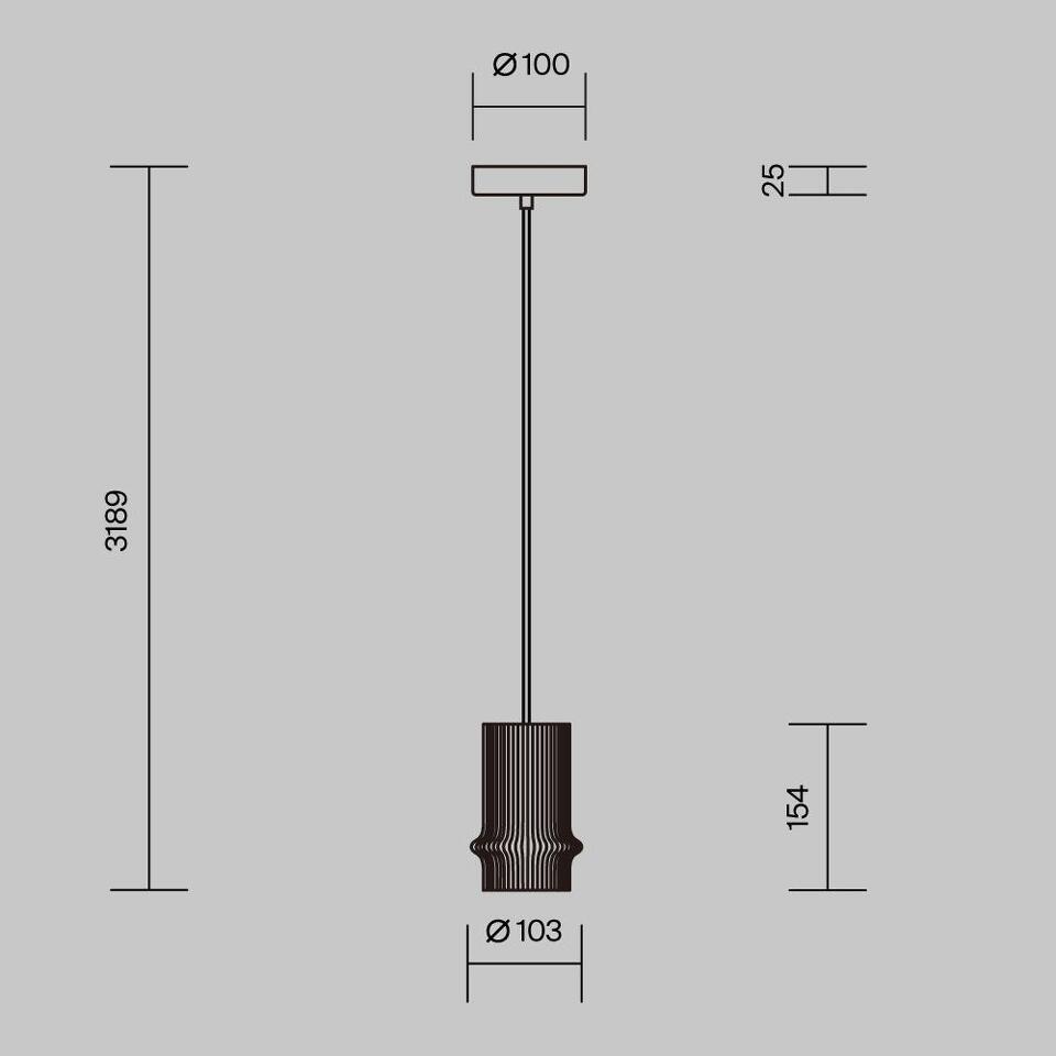 Фото №7  Подвесной светильник Подвесной светильник Maytoni MOD430PL-L5W3K