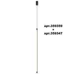 Превью фото №8  NOVOTECH 359347 KONST NT24 048 черный Светильник линейный светодиодный IP20 LED 16W 170-265V 3000K 1232Лм VITZ