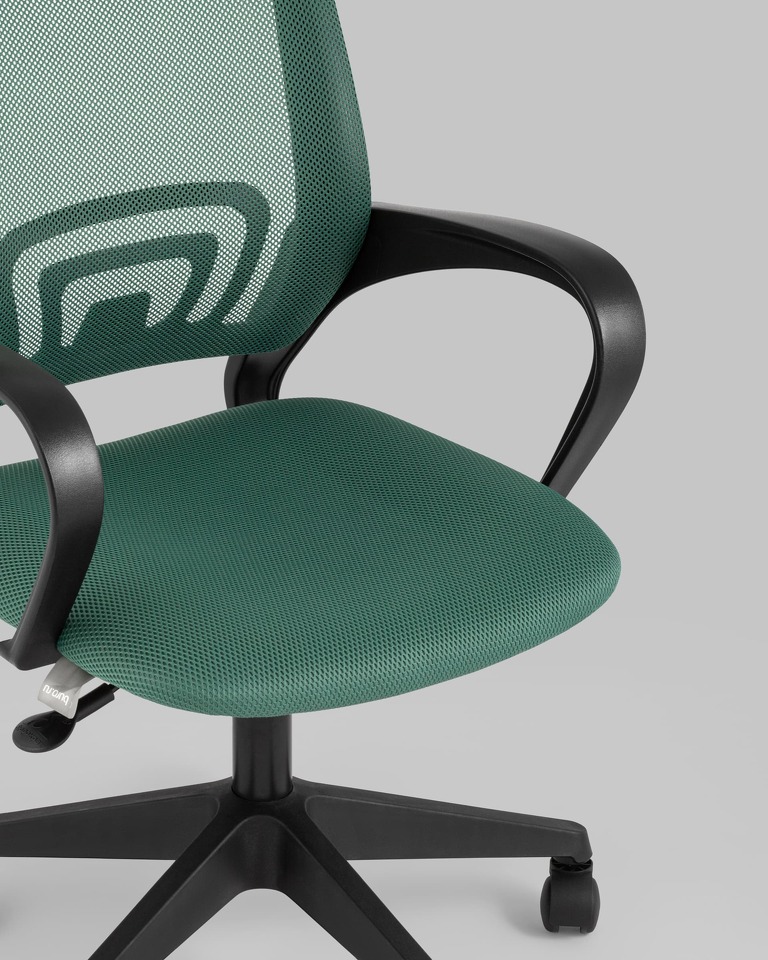 Фото №9  Кресло Кресло офисное TopChairs ST-Basic сетка/ткань зеленый