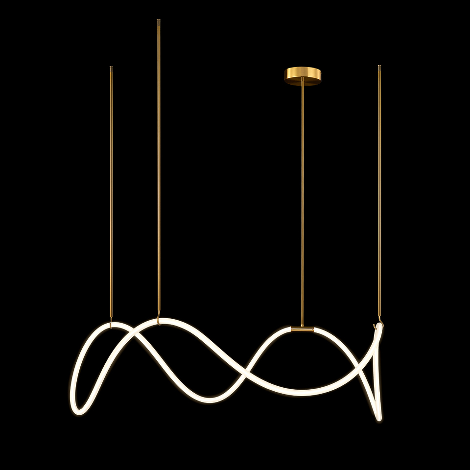 Фото №8  Подвесной светильник 10388P/C Brass Подвесной светильник LOFT IT Thread