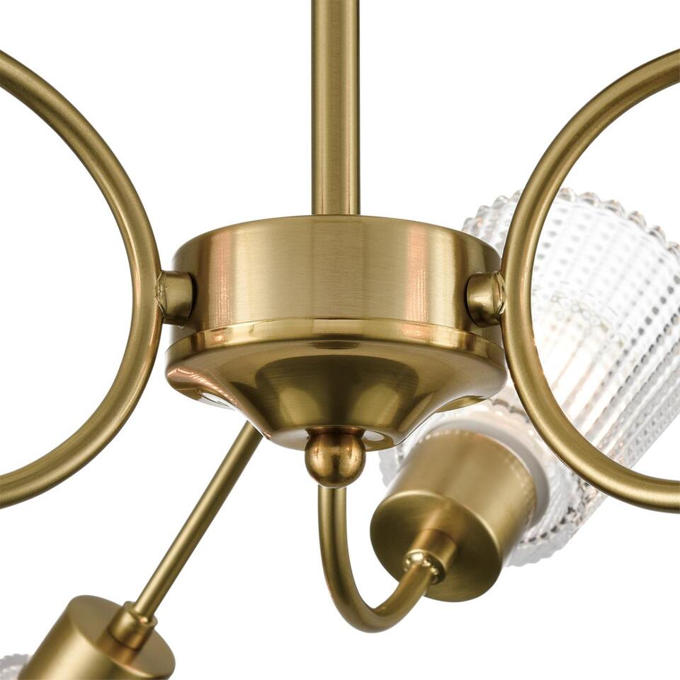 Фото №9  LUMION 8154/6C COMFI LN26 108 медный/прозрачный, металл/стекло Потолочный светильник Е14 6*40W 220V IMANA