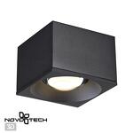 Превью фото №1  NOVOTECH 358654 OVER NT21 392 черный Светильник накладной светодиодный IP20 LED 4000К 12W 220V PATERA