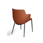 Превью фото №5  Top concept Стул с подлокотниками София, иск.кожа soft-touch, терракот
