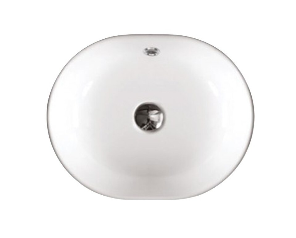 Фото №6  Раковина 41850 / PCV45A Althea Cover раковина накладная с переливом 45x35  Матовый белый Plus-Ton®