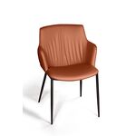 Превью фото №7  Top concept Стул с подлокотниками София, иск.кожа soft-touch, терракот