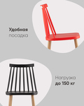 Превью фото №3  Стул Морган пластиковый белый