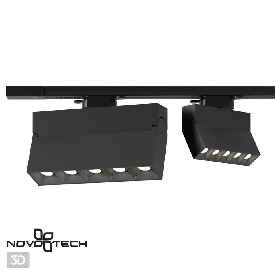 Фото №4  NOVOTECH 358324 PORT NT19 234 черный Светильник трековый однофазный трехжильный IP33 LED 4000К 25W 110-265V EOS