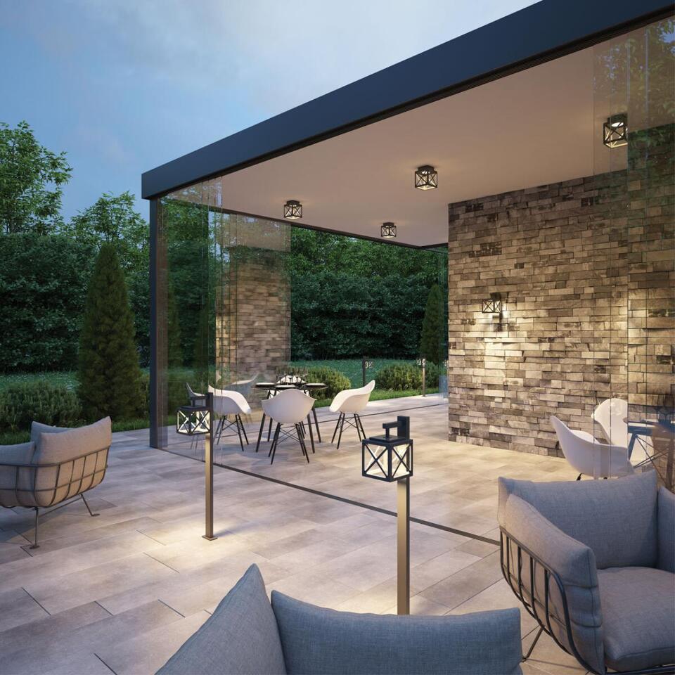 Фото №4  NOVOTECH 358447 STREET NT20 684 темно-серый Ландшафтн.настен.светильник IP54 LED 4000K 10W 100-240V DANTELA