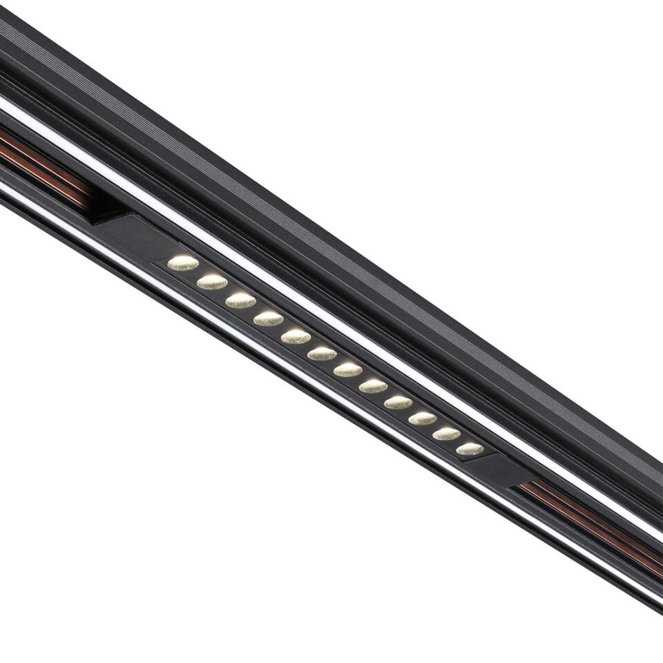 Фото №7  NOVOTECH 359433 SHINO NT24 126 черный Трековый светильник для низковольт. шинопровода арт. 135179-135180 IP20 LED 12W 48V 4000K 580Лм FLUM