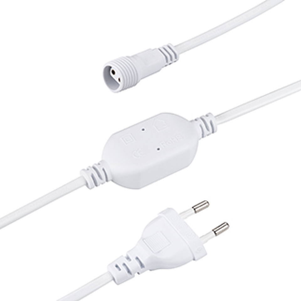 Фото №1  Ardecoled Шнур питания ARD-ICICLE-CLASSIC-1.5M White (230V, 1.6A) ( -)