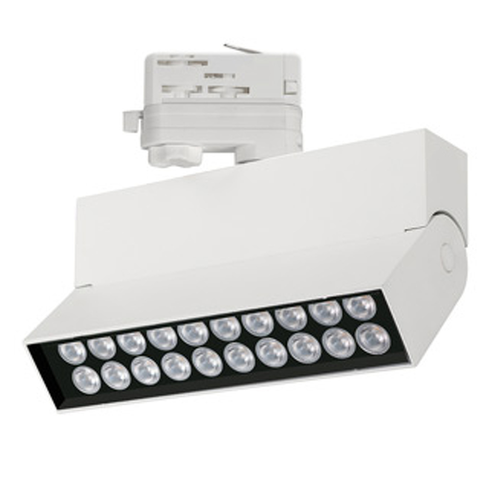Фото №1  Arlight Светильник LGD-LOFT-TRACK-4TR-S170-10W Warm3000 (WH, 24 deg) ( IP20 Металл, 3 года)