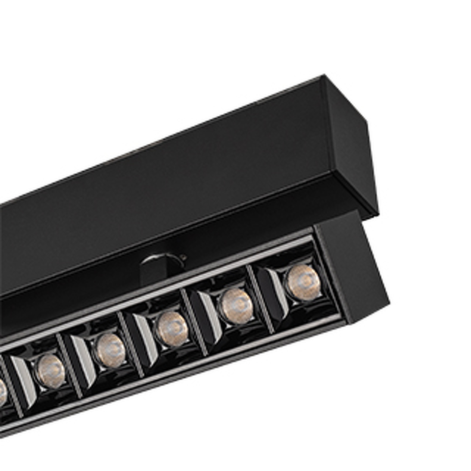 Фото №1  Arlight Светильник MAG-LASER-FOLD-45-S160-6W Warm3000 (BK, 15 deg, 24V) ( IP20 Металл, 5 лет)