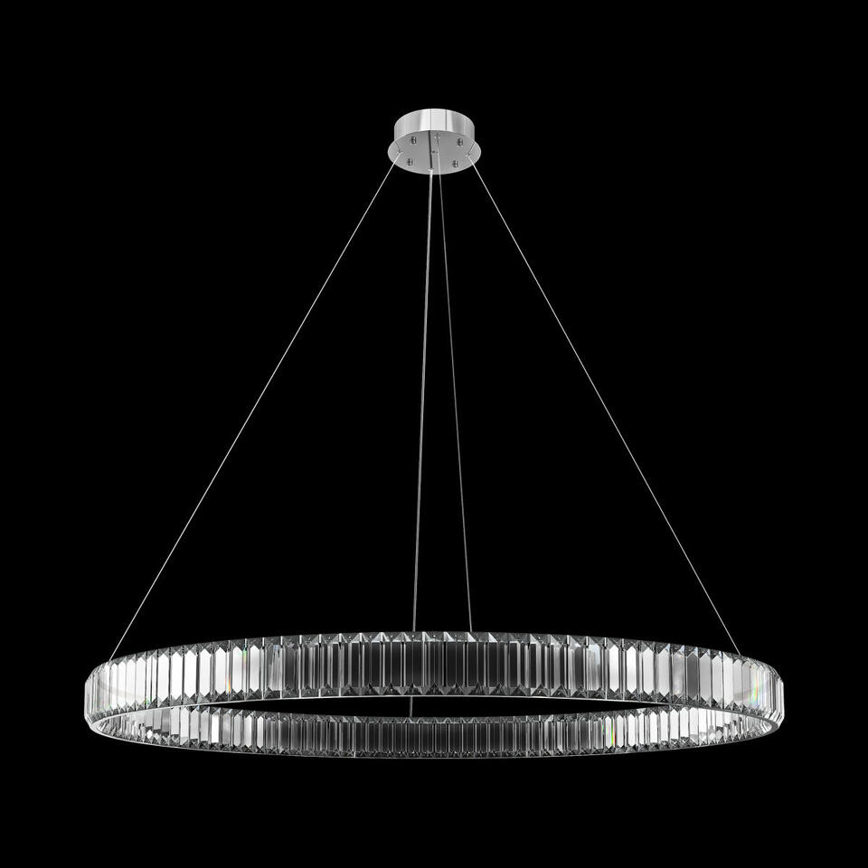 Фото №4  Подвесной светильник 10135/1000 Chrome Подвесной светильник LOFT IT Crystal ring