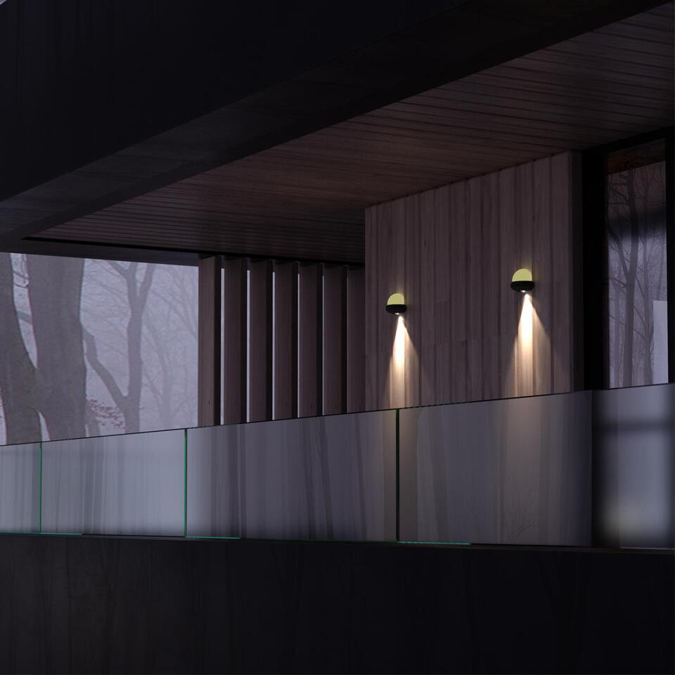 Фото №4  NOVOTECH 358566 STREET NT21 379 темно-серый Ландшафтный настенный светильник IP54 LED 4000K 7W 85-265V CALLE