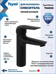 Превью фото №13  Teymi Смеситель для раковины Hanna, черный матовый T10255